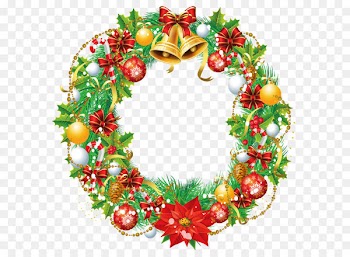 Christmas Wreath Cartoon Santa Claus Stock illustration - Transparent Christmas Wreath PNG Clipart Picture 