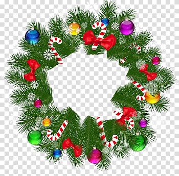 Christmas Wreath Garland , christmas garland transparent background PNG clipart