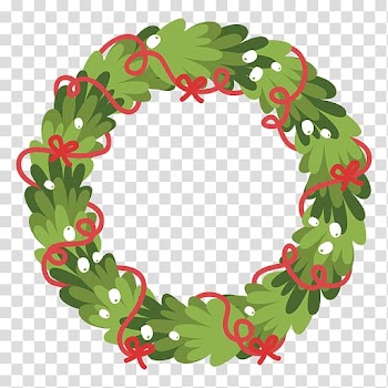 Christmas Wreath Garland , watercolor wreath transparent background PNG clipart
