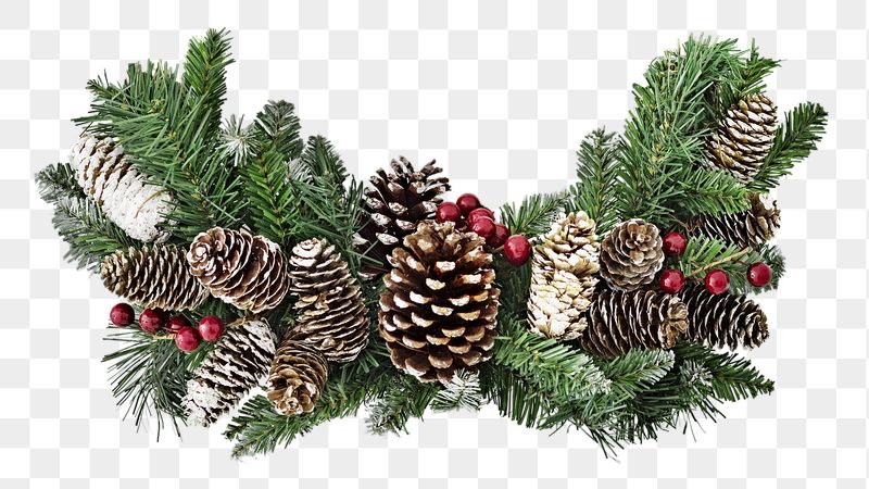 Christmas wreath png sticker, festive | Free PNG - rawpixel