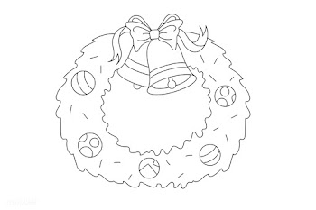 Christmas wreath vector | Free stock vector - 291745