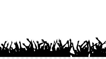 Chroma key Crowd Dance Silhouette Stock footage - crowd 