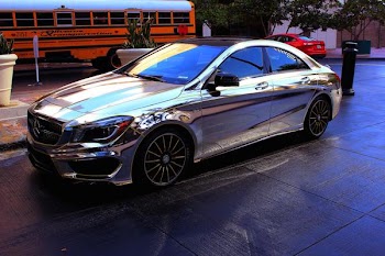          Chrome Mercedes Car Free Photo     