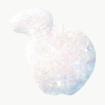 Chrome metallic apple illustration design element  | Free  transparent png - 2337783