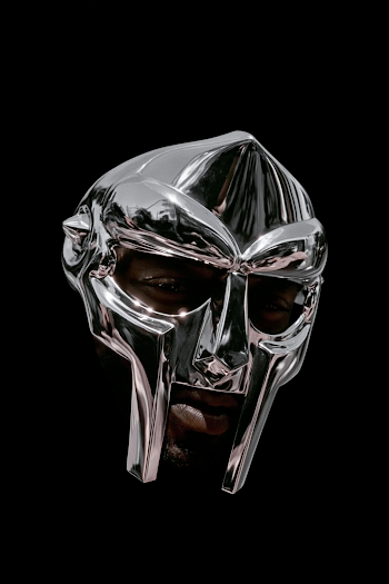 Chrome MF Doom Mask Logo