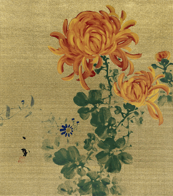 Chrysanthemum (1890-1940) vintage painting. Original | Free Photo Illustration - rawpixel