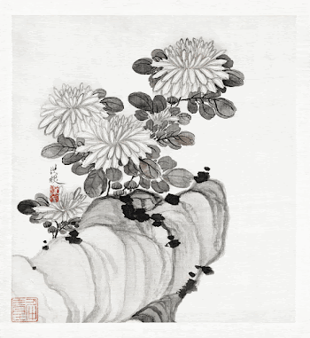 Chrysanthemums (1598&ndash;1652) vintage Chinese painting | Free Photo Illustration - rawpixel