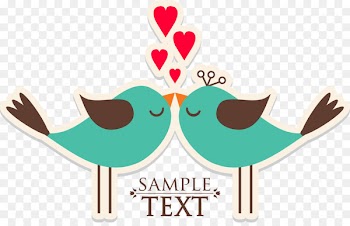 Chubby Cheek Cafe Quotation Love Thought Idea - Valentines Day Love Birds 