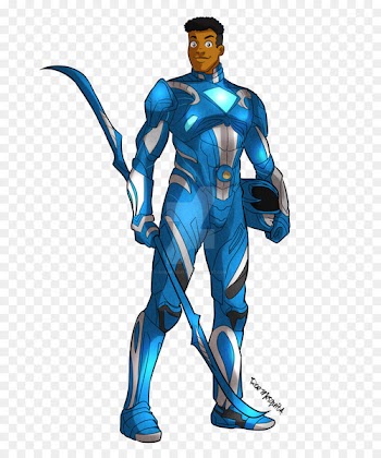 Chuck Clayton DeviantArt Billy Cranston Artist - armadura background 
