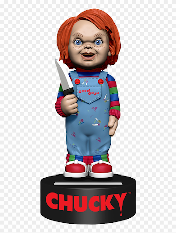 Chucky 6” Solar Powered Body Knocker - Chucky Body Clipart ...