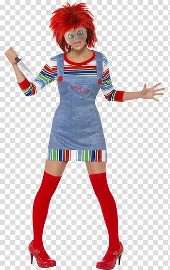 Chucky Costume party Halloween costume Dress, chucky transparent background PNG clipart