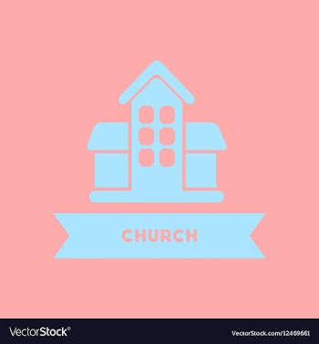 Church building vector image