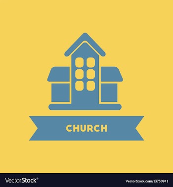 Church building vector image
