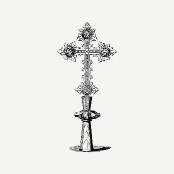 Church cross clipart, Catholicism religion | Free PSD Illustration - rawpixel