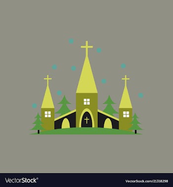 Church icon for religion architecture design vector image