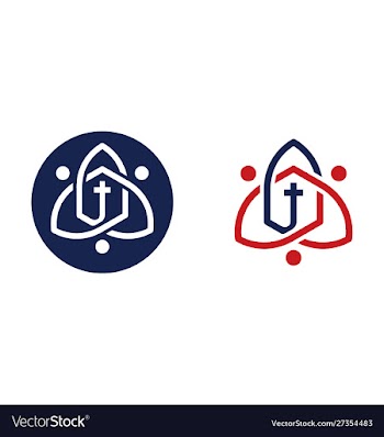 Church logo vector image