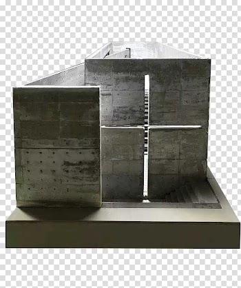 Church of the Light Centre Georges Pompidou Architecture, Light church concrete model transparent background PNG clipart