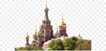 Church of the Savior on Blood NORDHOSTEL Eben-Ezer Tower Cathedral - Church and tree top pictures 