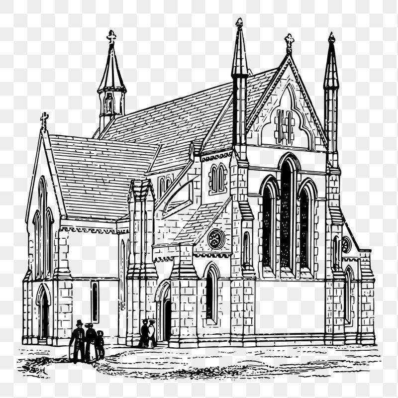 Church png sticker illustration, transparent | Free PNG - rawpixel