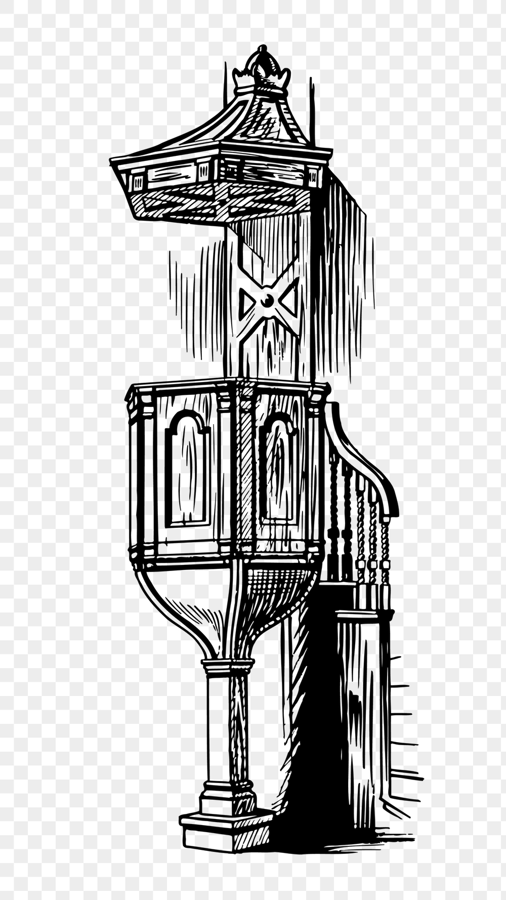 Church pulpit png sticker, Byzantine | Free PNG - rawpixel