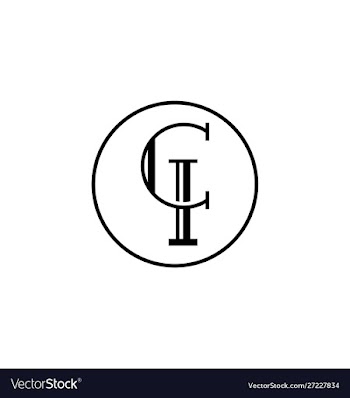 Ci letter logo vector image