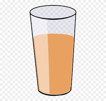 Cider Clipart - Cartoon Glass Of Juice