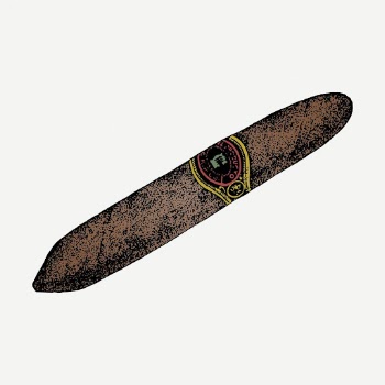 Cigar collage element, vintage illustration | Free PSD - rawpixel