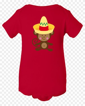 Cinco De Mayo Monkey Infant Creeper Has Big Yellow - Mi Baby - Onesies - This Is My Playground