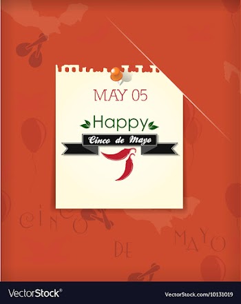 Cinco de mayo vector image