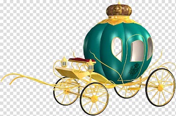 Cinderella Carriage , pumpkin car transparent background PNG clipart