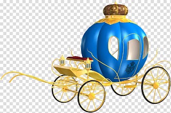 Cinderella Carriage , pumpkin car transparent background PNG clipart