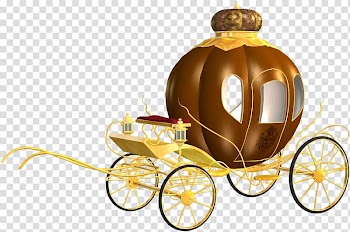 Cinderella Carriage , Pumpkin carriage transparent background PNG clipart