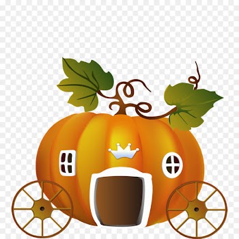 Cinderella Carriage Pumpkin Horse-drawn vehicle - Cartoon pumpkin carriage 