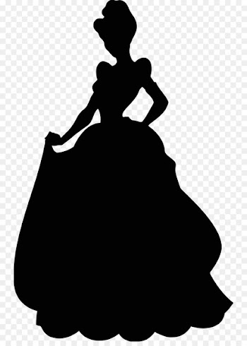 Cinderella Silhouette Disney Princess - Cinderella 