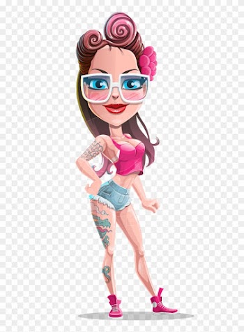 Cindy The Sexy Urban Candy - Sexy Girl Cartoon Png
