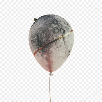 Cinema 4D Octane Render Surrealism Graphic design - Moon Balloon 