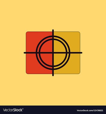 Cinema film frame in flat vector image