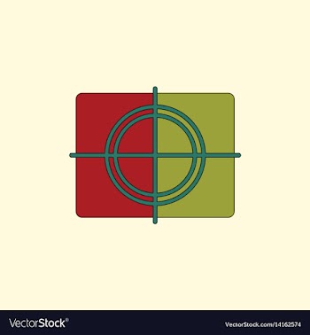 Cinema film frame in flat vector image