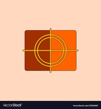 Cinema film frame in flat vector image