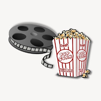 Cinema film reel, popcorn, entertainment | Free Photo - rawpixel