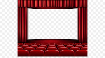 Cinema Free content Film Clip art - Red curtains 