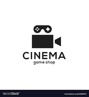 Cinema game logo icon vector image