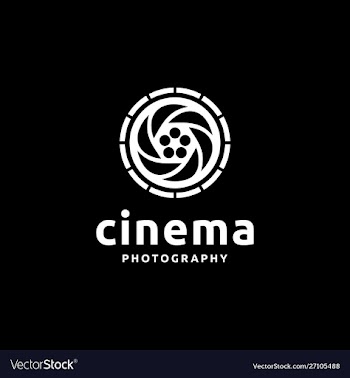 Cinema photography logo design vector image