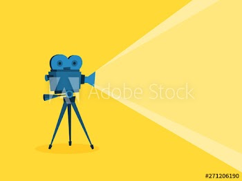Cinema web banner concept