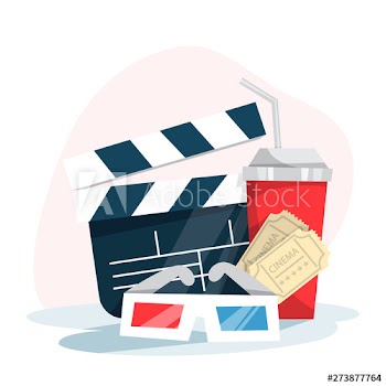 Cinema web banner concept