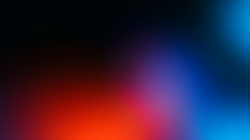 Cinematic Abstract Gradient Background with Glowing Orbs
