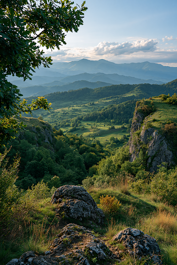 Cinematic Landscape View with Dramatic Scale