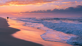 Cinematic Tropical Beach Sunset