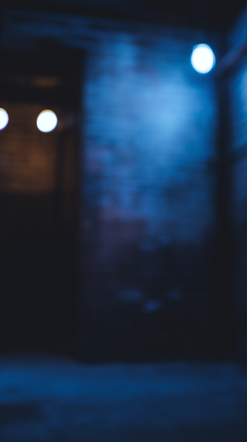 Cinematic Urban Loft with Ambient Blue Lighting