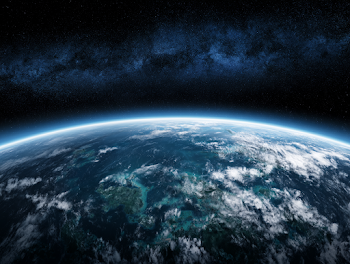 Cinematic View of Earth From Orbit